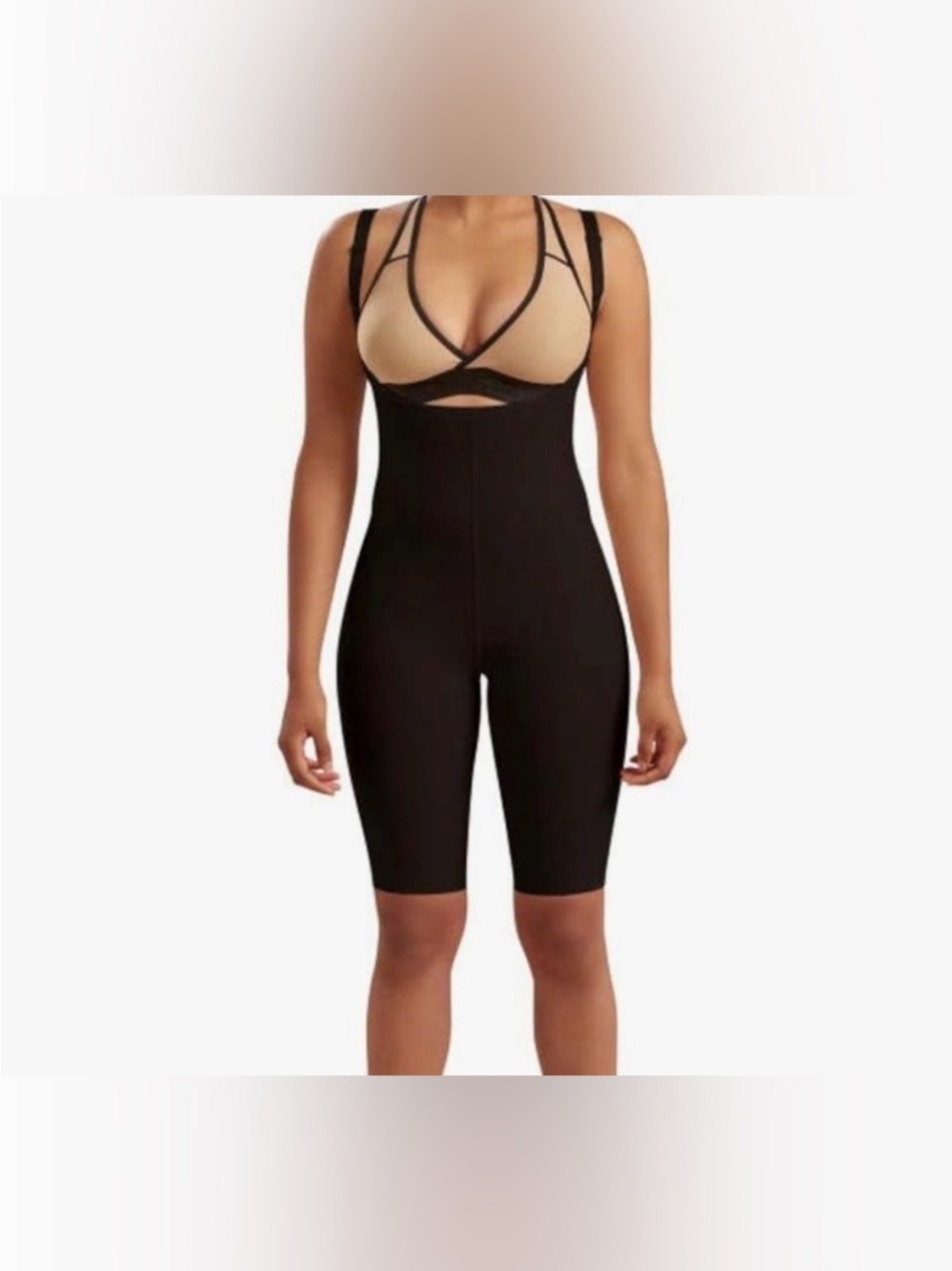 Marena Zipperless Girdle with Suspenders - Short Length - Style No. FBS2 st - Picture 1 of 4